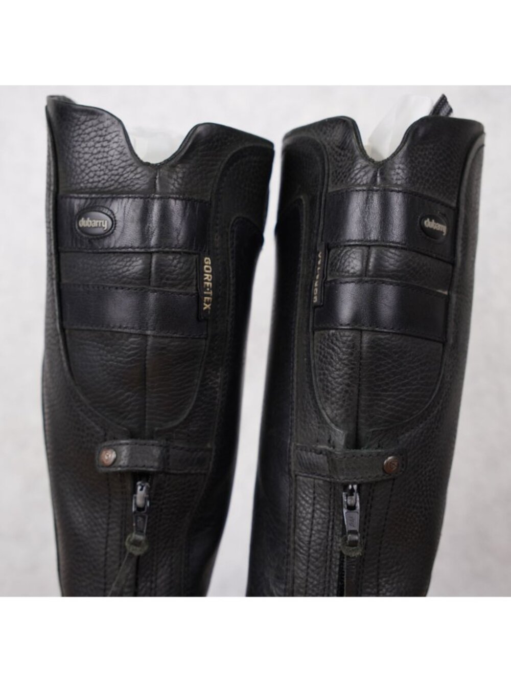 Dubarry Clare Gore-Tex Waterproof Tall Leather Riding Boots Womens Sz 39 Black - Picture 5 of 14